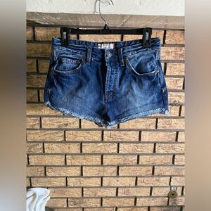 ‎Free people jean distressed shorts